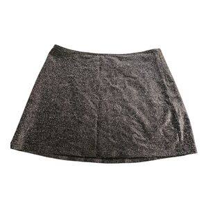PINK Victoria's Secret Black A-Line Mini Skirt